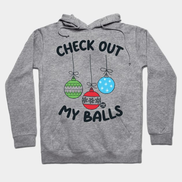 XMAS BALLS Hoodie by toddgoldmanart